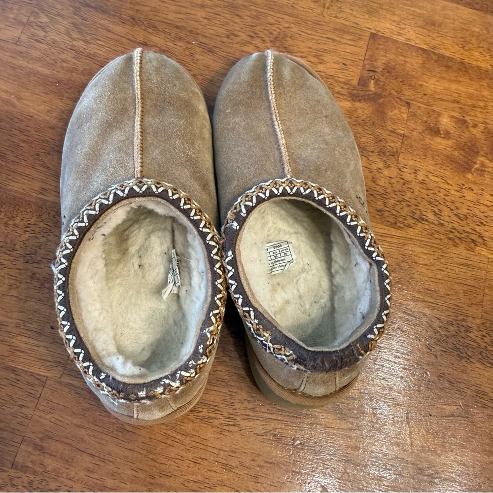 UGG Tasmin II slipper chestnut Tan Suede Slip-On Shoes size 8 - Picture 9 of 14